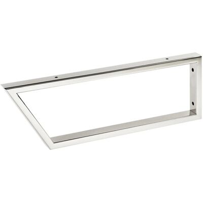 SOTECH 1 x Waschtischkonsole TWK450 450 x 150 mm Edelstahl Poliert Vorderseite 60 Grad Abgeschrägt SOTECH 1 x Waschtischkonsole TWK450 450 x 150 mm Edelstahl Poliert Vorderseite 60 Grad Abgeschrägt