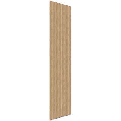 Denpanels Akustikpaneel Wandverkleidung Eiche Natur auf Akustikfilz Grau 240 cm Denpanels Akustikpaneel Wandverkleidung Eiche Natur auf Akustikfilz Grau 240 cm