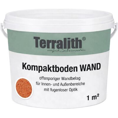 Terralith Kompaktboden Wand Rosso für 1 m² Terralith Kompaktboden Wand Rosso für 1 m²