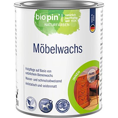 biopin Möbelwachs farblos 0,75, biopin Möbelwachs farblos 0,75,