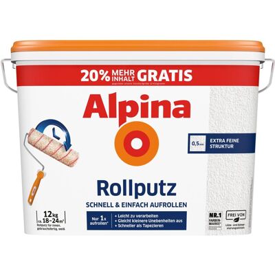 Alpina Rollputz 12 kg Weiß Matt Alpina Rollputz 12 kg Weiß Matt