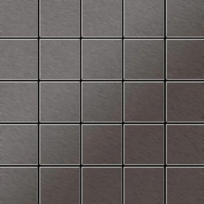 ALLOY Mosaik Fliese Massiv Metall Titan Gebürstet Dunkelgrau 1,6mm Stark Century-ti-sb 1 Paket mit 50 Matten 0,5 m2 Grau ALLOY Mosaik Fliese Massiv Metall Titan Gebürstet Dunkelgrau 1,6mm Stark Century-ti-sb 1 Paket mit 50 Matten 0,5 m2 Grau