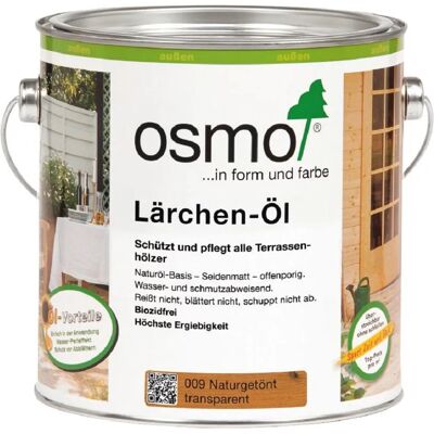 Osmo Lärchen-Öl 009 - Für alle Holz im Außenbereich - 2,5L Osmo Lärchen-Öl 009 - Für alle Holz im Außenbereich - 2,5L
