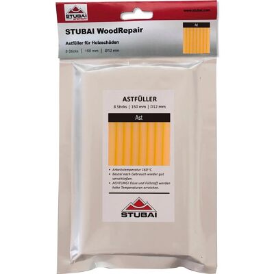 Stubai Holzreparatur Astfüller - 8 Sticks 150mm - Innen & Außen Stubai Holzreparatur Astfüller - 8 Sticks 150mm - Innen & Außen