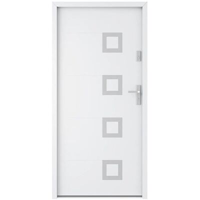 Vente-unique Haustür Tifana Weiß 95 cm Vente-unique Haustür Tifana Weiß 95 cm