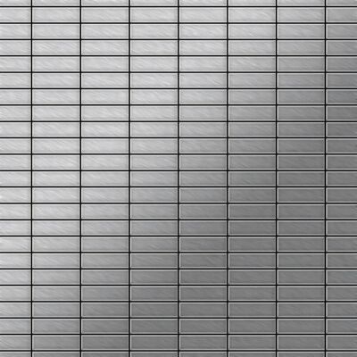 ALLOY Mosaik Fliese Massiv Metall Edelstahl Marine Gebürstet Grau 1,6mm Cabin-s-s-mb 1 Paket mit 10 Matten 1,01 m2 Grau ALLOY Mosaik Fliese Massiv Metall Edelstahl Marine Gebürstet Grau 1,6mm Cabin-s-s-mb 1 Paket mit 10 Matten 1,01 m2 Grau