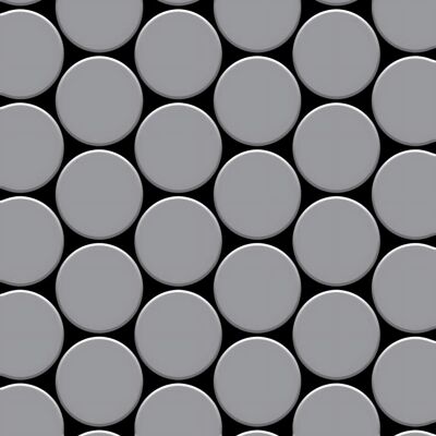 ALLOY Mosaik Fliese Massiv Metall Edelstahl Matt Grau 1,6mm Stark Medallion-s-s-ma, 1 Paket mit 10 Matten 0,73 m2 Grau ALLOY Mosaik Fliese Massiv Metall Edelstahl Matt Grau 1,6mm Stark Medallion-s-s-ma, 1 Paket mit 10 Matten 0,73 m2 Grau