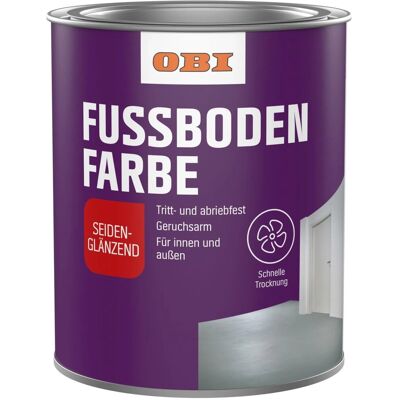 OBI - Smaltboden - Grau-Silber - 2,5 L - Bodenlack OBI - Smaltboden - Grau-Silber - 2,5 L - Bodenlack