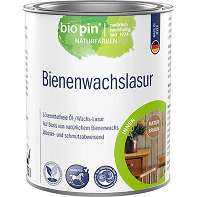 Biopin Bienenwachslasur Naturbraun 750 ml Biopin Bienenwachslasur Naturbraun 750 ml