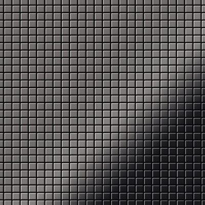 ALLOY Mosaik Fliese Massiv Metall Titan Hochglanz Dunkelgrau 1,6mm Glomesh-ti-sm 1 Paket mit 10 Matten 1,07 m2 Grau ALLOY Mosaik Fliese Massiv Metall Titan Hochglanz Dunkelgrau 1,6mm Glomesh-ti-sm 1 Paket mit 10 Matten 1,07 m2 Grau