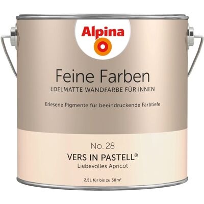 ALPINA Aprikosenmatte Wandfarbe - 2,5L Interior ALPINA Aprikosenmatte Wandfarbe - 2,5L Interior