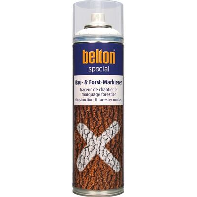 Belton Weiß Sprühfarbe - Bau, Vermessung, Forst - 500ml Belton Weiß Sprühfarbe - Bau, Vermessung, Forst - 500ml