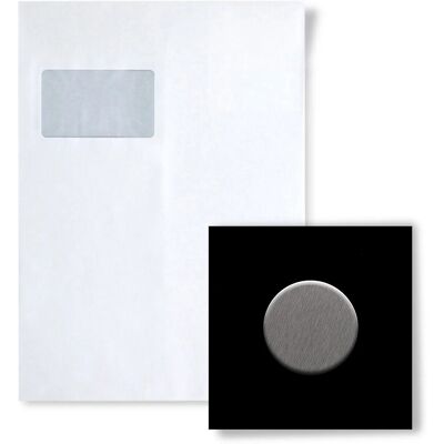 ALLOY Mosaik MUSTER S-Dome-S-S-B Dome Edelstahl Gebürstet ALLOY Mosaik MUSTER S-Dome-S-S-B Dome Edelstahl Gebürstet