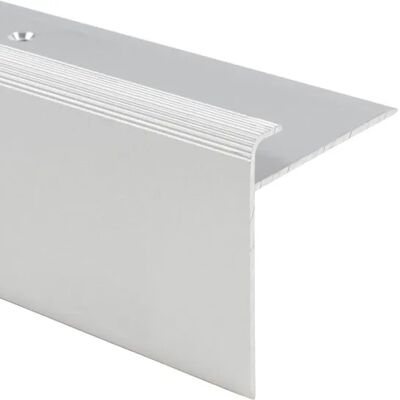 KARAT Stufenkantenprofil Safety - Form F - Treppenkantenprofil Silber 50 x 53 x 900 mm KARAT Stufenkantenprofil Safety - Form F - Treppenkantenprofil Silber 50 x 53 x 900 mm