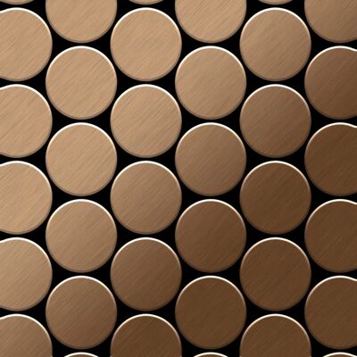 ALLOY Mosaik Fliese Massiv Metall Titan Gebürstet Kupfer 1,6mm Stark Medallion-ti-ab, 1 Paket mit 10 Matten 0,73 m2 Kupfer ALLOY Mosaik Fliese Massiv Metall Titan Gebürstet Kupfer 1,6mm Stark Medallion-ti-ab, 1 Paket mit 10 Matten 0,73 m2 Kupfer