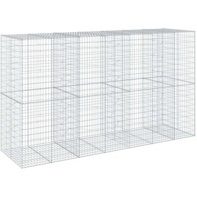 vidaXL Galvanisierte Eisen Gabionenkorb 350x100x200cm - Gabion Typ vidaXL Galvanisierte Eisen Gabionenkorb 350x100x200cm - Gabion Typ