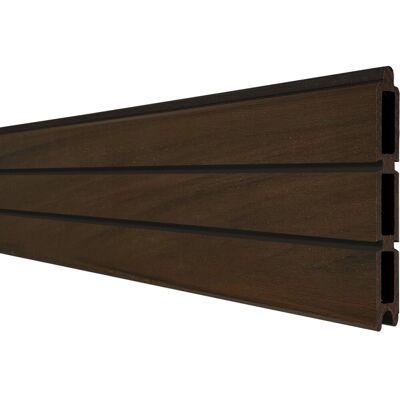 GroJa Steckzaun-Einzelprofil Solid-Rhombus 180 x 30 x 1,9 cm Walnuss Co-Ex. GroJa Steckzaun-Einzelprofil Solid-Rhombus 180 x 30 x 1,9 cm Walnuss Co-Ex.