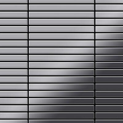 ALLOY Mosaik Fliese Massiv Metall Edelstahl Marine Hochglanz Grau 1,6mm Linear-s-s-mm 1 Paket mit 10 Matten 0,94 m2 Grau ALLOY Mosaik Fliese Massiv Metall Edelstahl Marine Hochglanz Grau 1,6mm Linear-s-s-mm 1 Paket mit 10 Matten 0,94 m2 Grau