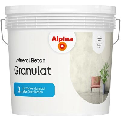 Alpina Granulat Mineral Beton Weiß 6 kg Alpina Granulat Mineral Beton Weiß 6 kg