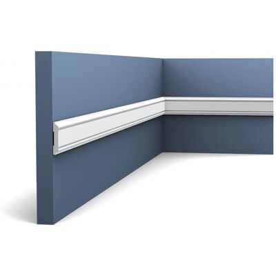 ORAC DECOR PX144 AXXENT Profilleiste Zierleiste Wand-Profil-Fries-Leiste 2 m 200 cm x 4,7 cm x 0,8 cm Weiß ORAC DECOR PX144 AXXENT Profilleiste Zierleiste Wand-Profil-Fries-Leiste 2 m 200 cm x 4,7 cm x 0,8 cm Weiß