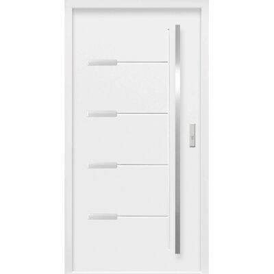 Splendoor Thermospace Sicherheits-Haustür ThermoSpace Oslo Prime RC2 Komfort Weiß 110 x 210 cm R Splendoor Thermospace Sicherheits-Haustür ThermoSpace Oslo Prime RC2 Komfort Weiß 110 x 210 cm R