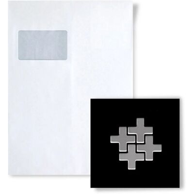 ALLOY Mosaik MUSTER S-Swiss Cross-S-S-MA Swiss Cross Edelstahl Matt ALLOY Mosaik MUSTER S-Swiss Cross-S-S-MA Swiss Cross Edelstahl Matt