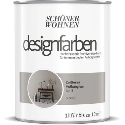SCHÖNER WOHNEN-FARBE Wand- und Deckenfarbe Vulkangrau 1L SCHÖNER WOHNEN-FARBE Wand- und Deckenfarbe Vulkangrau 1L