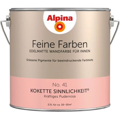 Alpina Rosa Innenwandfarbe - 2,5L, Elegant & Strapazierfähig Alpina Rosa Innenwandfarbe - 2,5L, Elegant & Strapazierfähig
