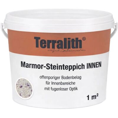 Terralith Edelsteinteppich Amethyst Bianco 1 m² Innen Terralith Edelsteinteppich Amethyst Bianco 1 m² Innen