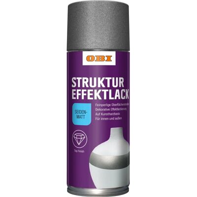 OBI Struktureffekt Lack Spray Anthrazit seidenmatt 400 ml OBI Struktureffekt Lack Spray Anthrazit seidenmatt 400 ml