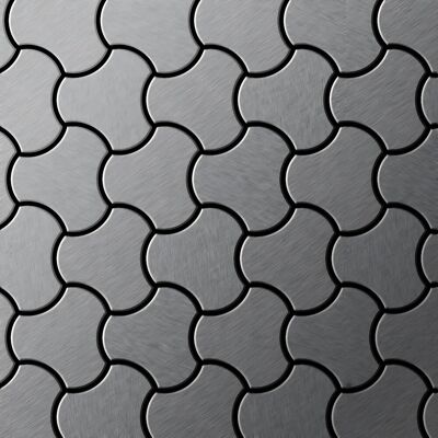 ALLOY Mosaik Fliese Massiv Metall Edelstahl Gebürstet Grau 1,6mm Stark Ubiquity-s-s-b 1 Paket mit 10 Matten 0,75 m2 Grau ALLOY Mosaik Fliese Massiv Metall Edelstahl Gebürstet Grau 1,6mm Stark Ubiquity-s-s-b 1 Paket mit 10 Matten 0,75 m2 Grau