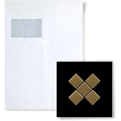 ALLOY Mosaik MUSTER S-Diamond-Ti-GM Diamond Titan Gold Hochglänzend ALLOY Mosaik MUSTER S-Diamond-Ti-GM Diamond Titan Gold Hochglänzend