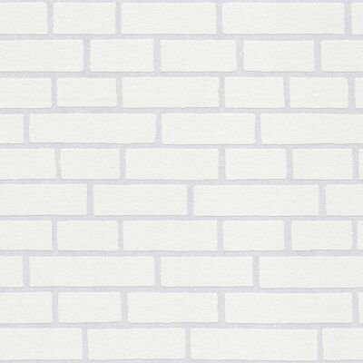 Tadessi Weiße Steinwand Tapete - Wandpapier Tadessi Weiße Steinwand Tapete - Wandpapier