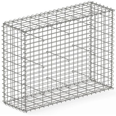 KARAT Gabionenkorb Lenox Steinkorb Zaun Sichtschutz Verzinkt 100 x 90 x 30 cm KARAT Gabionenkorb Lenox Steinkorb Zaun Sichtschutz Verzinkt 100 x 90 x 30 cm