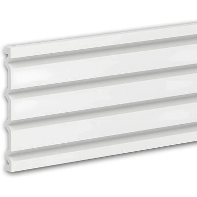 Profhome Decor - 659806 - Weiß - 2000x240 - 3D Wandpaneel Profhome Decor - 659806 - Weiß - 2000x240 - 3D Wandpaneel