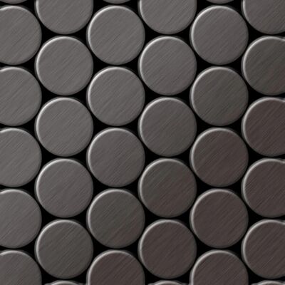 ALLOY Mosaik Fliese Massiv Metall Titan Gebürstet Dunkelgrau 1,6mm Stark Dollar-ti-sb 1 Paket mit 10 Matten 0,88 m2 Grau ALLOY Mosaik Fliese Massiv Metall Titan Gebürstet Dunkelgrau 1,6mm Stark Dollar-ti-sb 1 Paket mit 10 Matten 0,88 m2 Grau