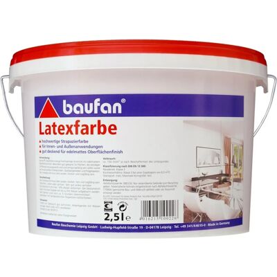Baufan Latexfarbe 2,5, Baufan Latexfarbe 2,5,