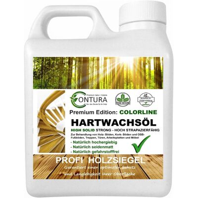 Contura Hartwachsöl Colorline FARBIG Fußbodenöl Parkettöl Möbelöl Holzöl 1 Liter 02 Raucheiche Contura Hartwachsöl Colorline FARBIG Fußbodenöl Parkettöl Möbelöl Holzöl 1 Liter 02 Raucheiche