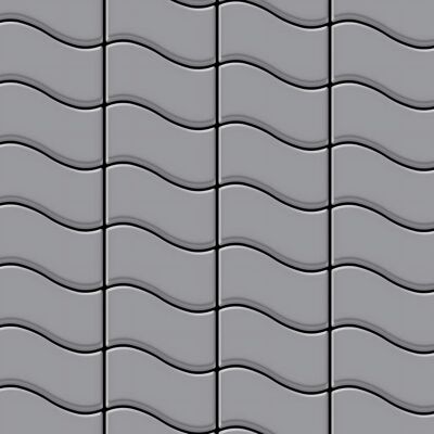 ALLOY Mosaik Fliese Massiv Metall Edelstahl Matt Grau 1,6mm Stark Flux-s-s-ma, 1 Paket mit 10 Matten 0,86 m2 Grau ALLOY Mosaik Fliese Massiv Metall Edelstahl Matt Grau 1,6mm Stark Flux-s-s-ma, 1 Paket mit 10 Matten 0,86 m2 Grau