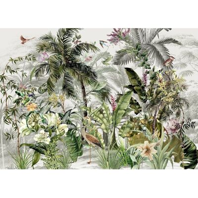 KOMAR - Birds in the Jungle - 350 x 250 cm - Wall mural KOMAR - Birds in the Jungle - 350 x 250 cm - Wall mural