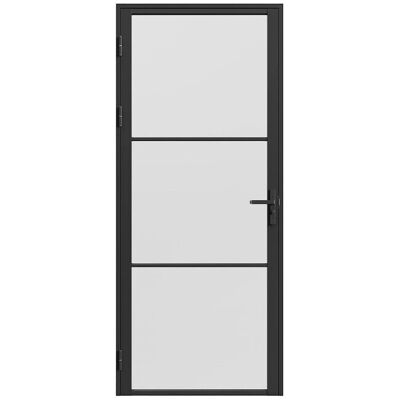 Vente-unique Tür-Komplettsets Maseru Schwarz 93 cm Vente-unique Tür-Komplettsets Maseru Schwarz 93 cm