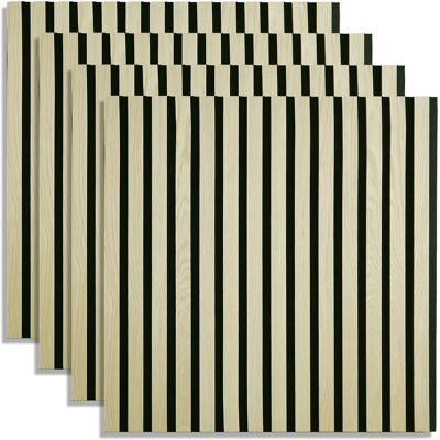 Homestyle4u Akustikpaneele Holz 60x60 cm 4er Set Creme Wandpaneele Beige 2703 Homestyle4u Akustikpaneele Holz 60x60 cm 4er Set Creme Wandpaneele Beige 2703