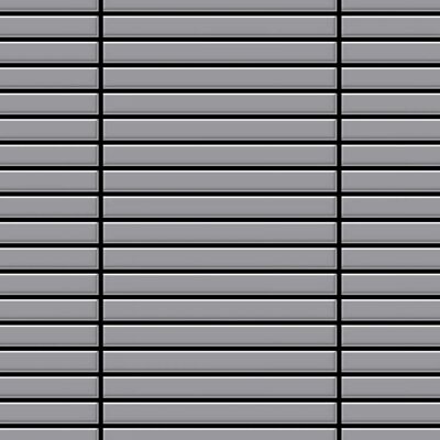 ALLOY Mosaik Fliese Massiv Metall Edelstahl Matt Grau 1,6mm Stark Linear-s-s-ma 1 Paket mit 10 Matten 0,94 m2 Grau ALLOY Mosaik Fliese Massiv Metall Edelstahl Matt Grau 1,6mm Stark Linear-s-s-ma 1 Paket mit 10 Matten 0,94 m2 Grau