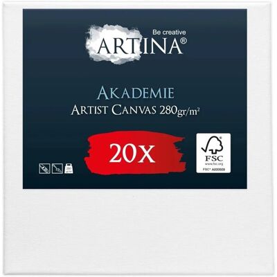 Artina Akademie Keilrahmen 10x10cm FSC 20tlg Artina Akademie Keilrahmen 10x10cm FSC 20tlg