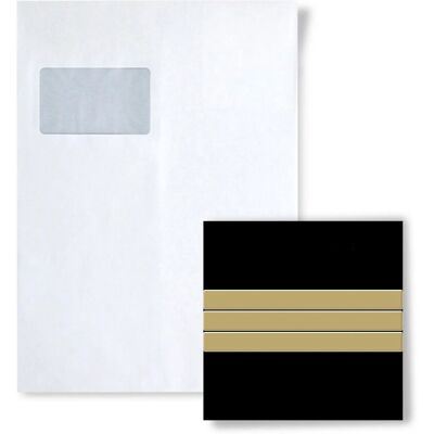 ALLOY Mosaik MUSTER S-Linear-Ti-GM Linear Titan Gold Hochglänzend ALLOY Mosaik MUSTER S-Linear-Ti-GM Linear Titan Gold Hochglänzend