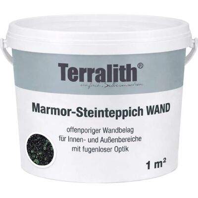 Terralith Edelsteinteppich Wand Aventurin Nero für 1 m² Terralith Edelsteinteppich Wand Aventurin Nero für 1 m²