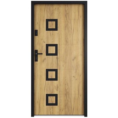 Vente-unique Haustür Tifana Naturfarben Hell 95 cm Vente-unique Haustür Tifana Naturfarben Hell 95 cm