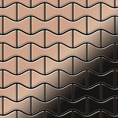 ALLOY Mosaik Fliese Massiv Metall Kupfer Gewalzt Kupfer 1,6mm Stark Kismet-cm 1 Paket mit 10 Matten 0,86 m2 Kupfer ALLOY Mosaik Fliese Massiv Metall Kupfer Gewalzt Kupfer 1,6mm Stark Kismet-cm 1 Paket mit 10 Matten 0,86 m2 Kupfer