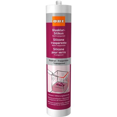 OBI Glasklar-Silikon Transparent 310 ml OBI Glasklar-Silikon Transparent 310 ml