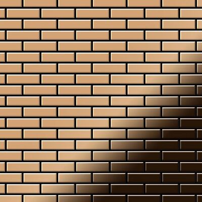 ALLOY Mosaik Fliese Massiv Metall Titan Hochglänzend Kupfer 1,6mm Stark Pk-ti-am 1 Paket mit 10 Matten 0,88 m2 Kupfer ALLOY Mosaik Fliese Massiv Metall Titan Hochglänzend Kupfer 1,6mm Stark Pk-ti-am 1 Paket mit 10 Matten 0,88 m2 Kupfer